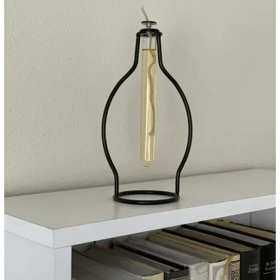 Dekoratif Cam Metal Kandil Ve Kandil Yağı