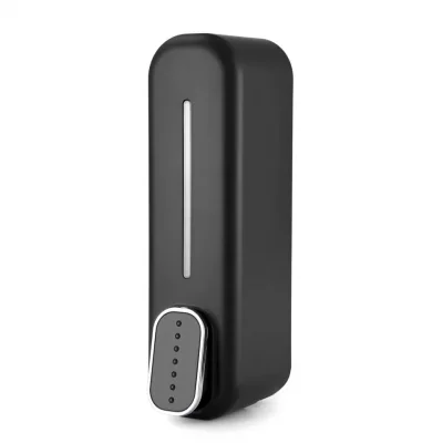 Duvara Monte Edilen Sıvı Sabunluk 390 Ml Siyah