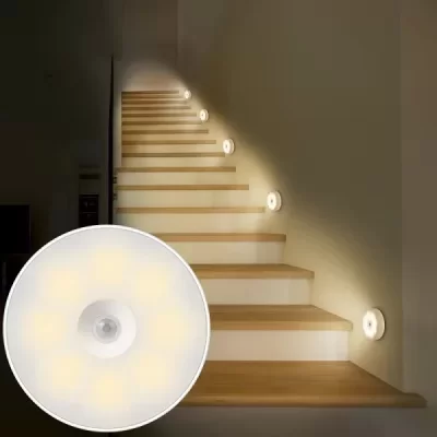 Hareket Sensörlü Usb Şarjlı Beyaz Led Işık Lamba