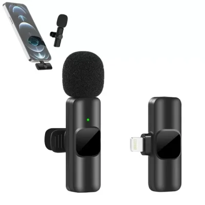 İphone Youtuber Yayın Kablosuz Yaka Mikrofonu