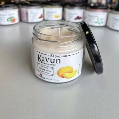 Kavun Kokulu Dekoratif Mum