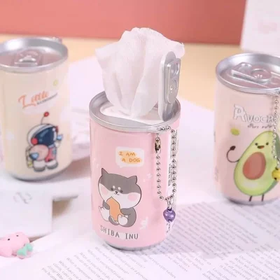 Kola Şişesi Islak Mendil Kutusu Çanta Süsü