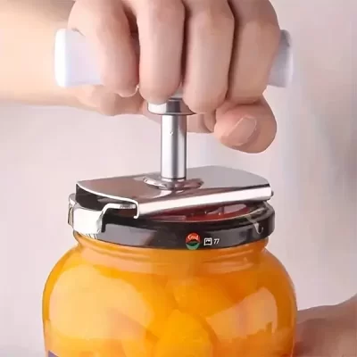 Metal Kavanoz Şişe Kapağı Açma Aparatı Kapak Açıcı