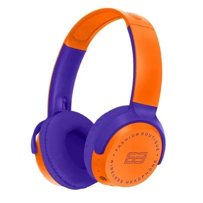 P63 Bluetooth Kulaklık Çocuk Kulaklığı Turuncu
