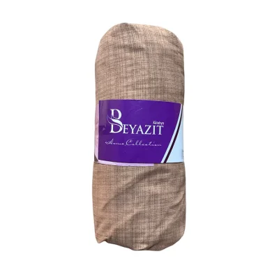 Ranforce Lastikli Çarşaf Kahve Çift Kişilik