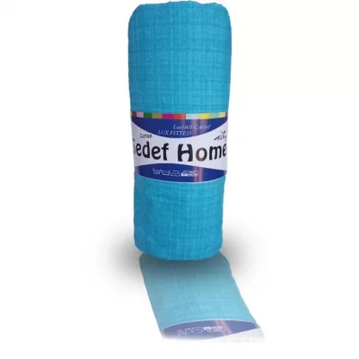 Ranforce Lastikli Çarşaf Mavi Tek Kişilik