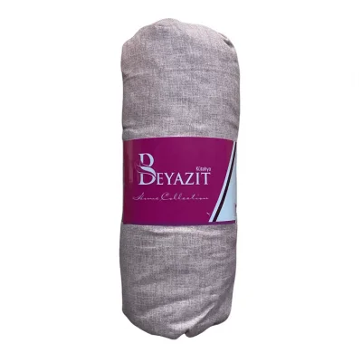 Ranforce Lastikli Çarşaf Pudra Battal Boy