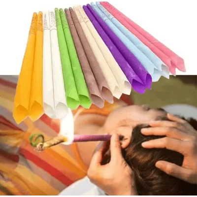 Renkli Kulak Temizleme Mumu 10 Adet
