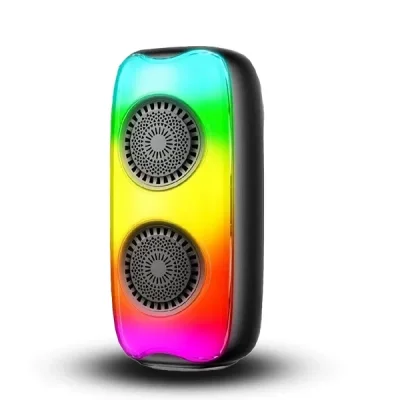 Rgb Işıklı Bluetooth Çift Hoparlör Ses Bombası