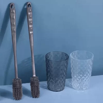 Silikon Bardak Şişe Kavanoz Yıkama Fırçası