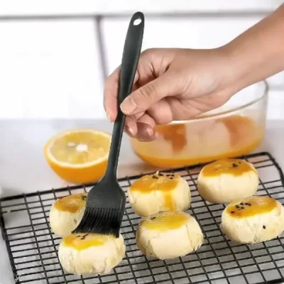 Siyah Silikon Fırça Silikon Yumurta Fırçası