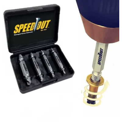 Speed Out Hasarlı Bozuk Vida Çıkarıcı Set