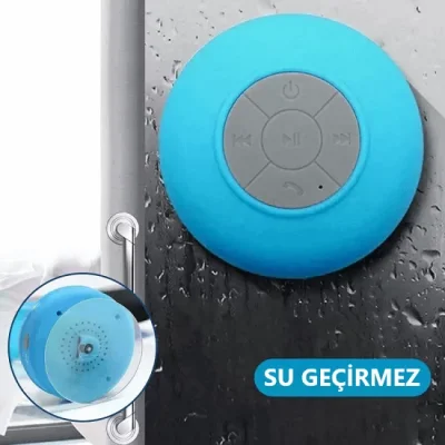 Su Geçirmez Mini Bluetooth Duş Hoparlörü