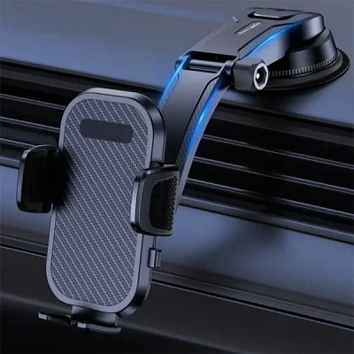 Vakumlu Torpido Üstü Araç Telefon Tutucu Ayarlanabilir Uzun Kollu