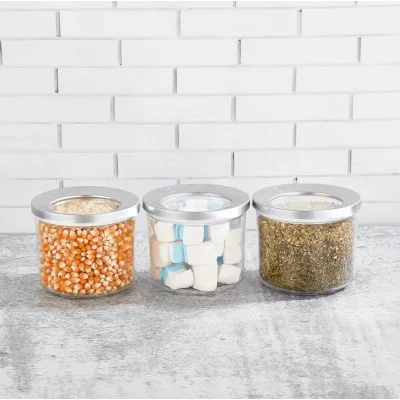 Vip Ahmet 400 Ml Lüx Yuvarlak Saklama Kabı 3 Lü