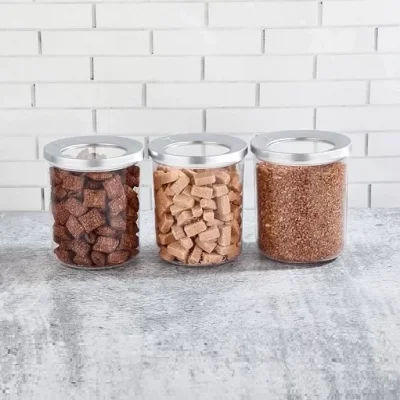 Vip Ahmet 700 Ml Lüx Yuvarlak Saklama Kabı 3 Lü