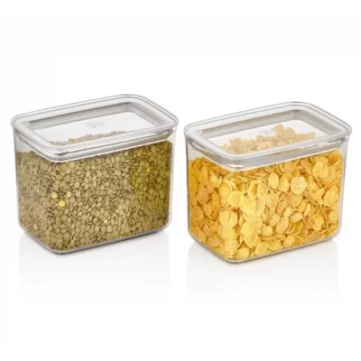 Vip Ahmet Dikdörtgen Saklama Kabı 2 X 1400 Ml