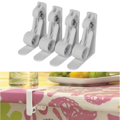 Yaylı Masa Örtüsü Mandalı Kıskacı Klips 4 Adet