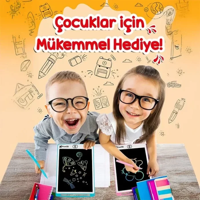 10 İnç Writing Tablet Lcd Dijital Yazı Tahtası