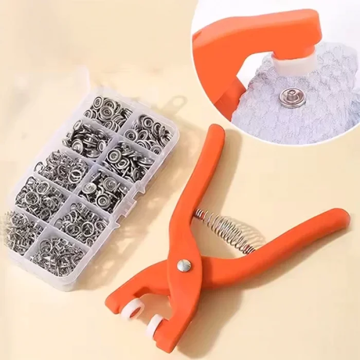 100 Lü Çıt Çıt Pense Seti Metal Çıt Çıt Makinesi