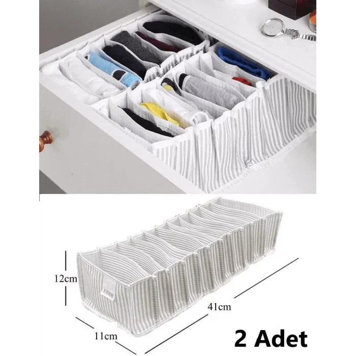 11 Gözlü Çekmece İçi Akordiyon Organizer S 2 Li