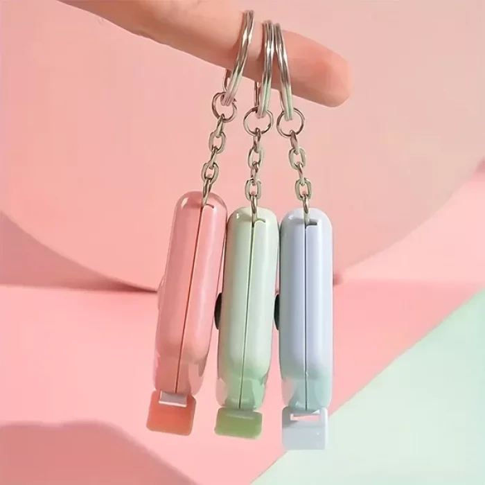 150 Cm Stickerli Pratik Taşınabilir Çanta Boy Anahtarlık Mezura