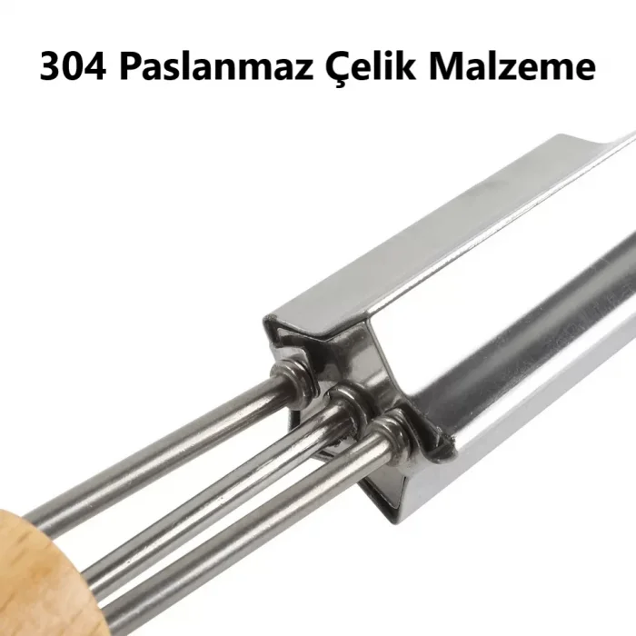 2 Adet Ahşap Saplı Yıldız Ve Kalp Şekil Çıkarıcı