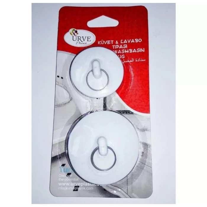 2 Li Banyo Küvet Lavabo Tıpası