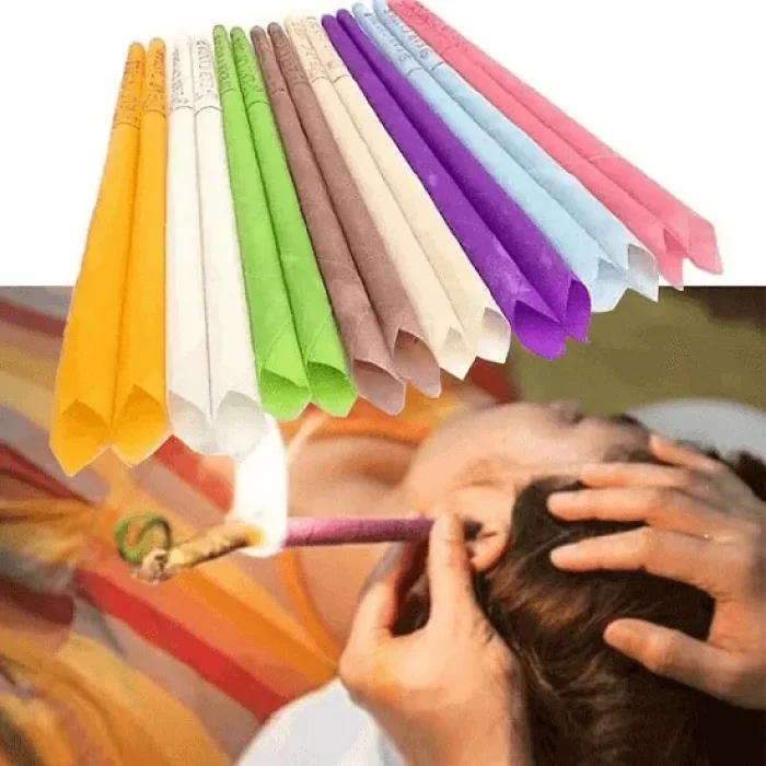 2 Li Renkli Kulak Temizleme Mumu