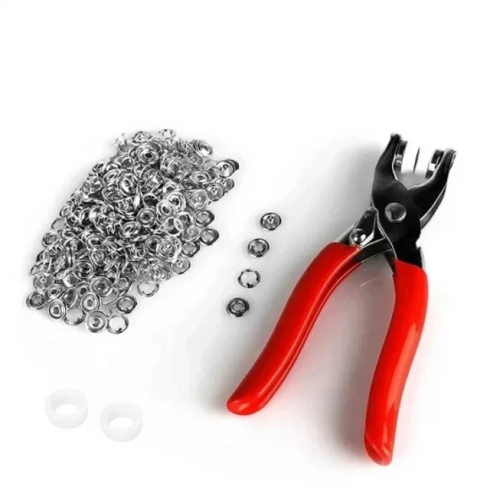 200 Lü Çıt Çıt Pense Seti Metal Çıt Çıt Makinesi