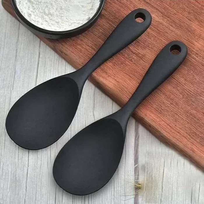 22 Cm Sert Uçlu Silikon Pilav Kaşığı