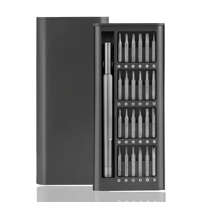 25 Parça Çelik Profesyonel Tornavida Seti