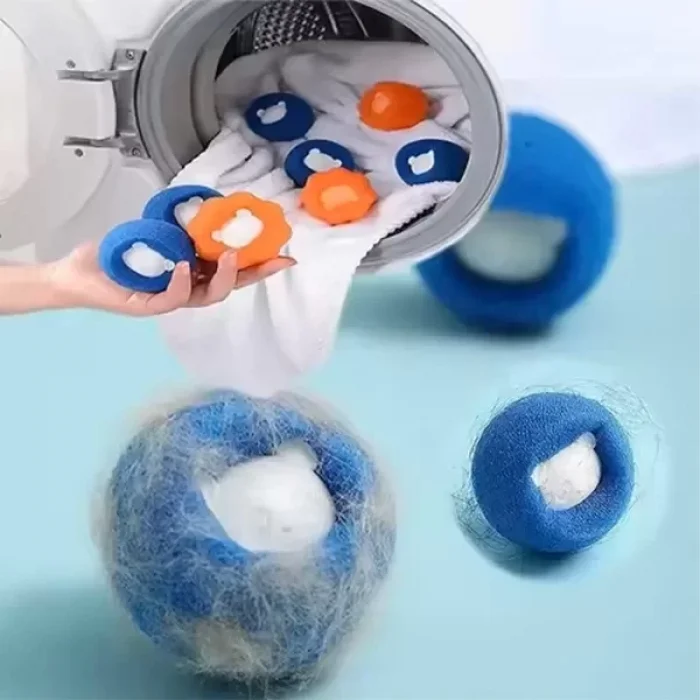 3 Adet Çamaşır Makinesi Kıl Ve Tüy Toplama Topu