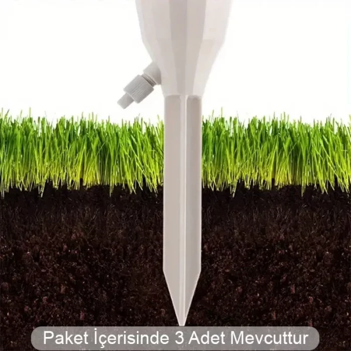3 Adet Damlama Ayarlı Çiçek Bitki Sulama Aparatı