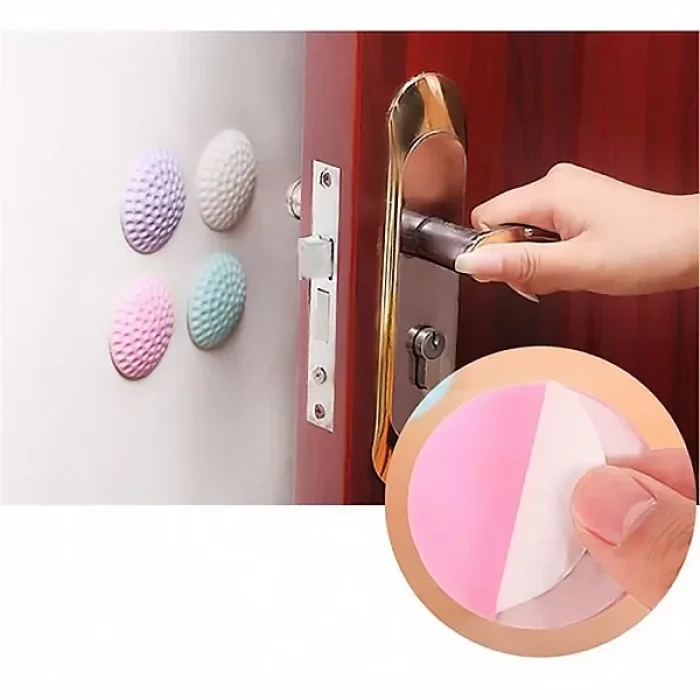 4 Lü Çok Amaçlı Silikon Kapı Duvar Koruyucu Tampon