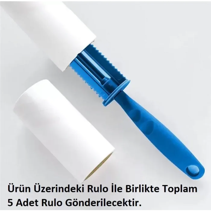 5 Yedekli Tüy Toz Alma Rulosu