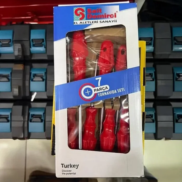 7 Parça Yüksek Kaliteli Tornavida Seti Sağlam Ve Kulanışlı Tornavida Seti