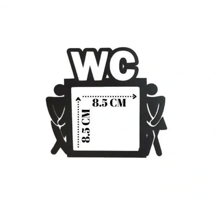 Ahşap Dekoratif Priz Kenarı Süsü Wc