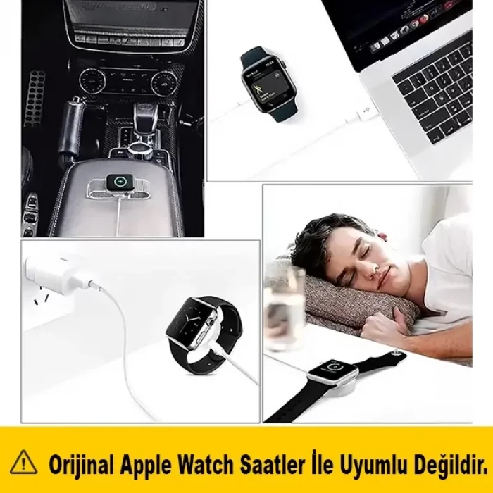 Akıllı Saat Uyumlu Kablosuz Şarj Cihazı