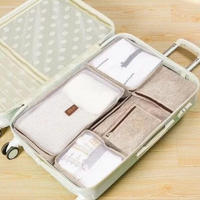 Alas Derili 6 Lı Set Bavul Düzenleyici Organizer