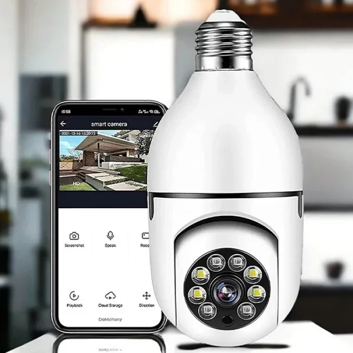 Ampul Kamera Harekete Duyarlı Gece Görüşlü