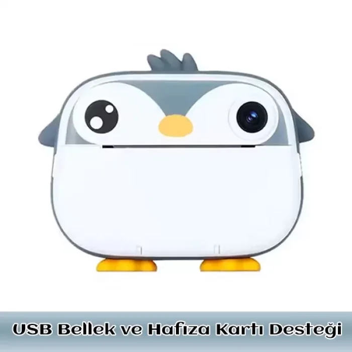 Anında Baskılı Dijital Çocuk Fotoğraf Makinesi Hd Video