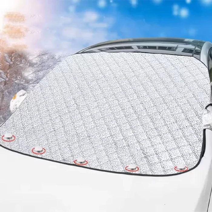 Araç Ön Cam Buzlanma Önleyici Kar Örtüsü Kalın