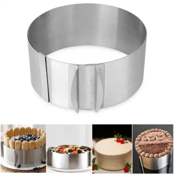 Ayarlanabilir Yuvarlak Kek Kalıbı 16-30 Cm