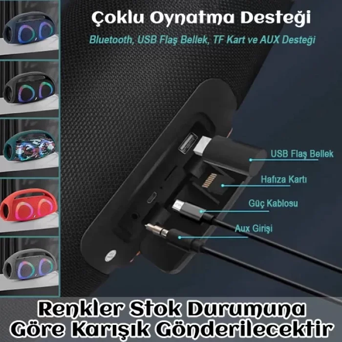 B20 Taşınabilir Bluetooth Hoparlör Ses Bombası