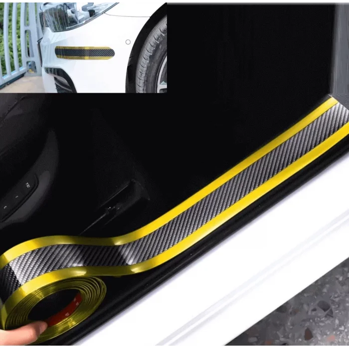 Bagaj Kapı Eşiği Koruyucu Dekor Bandı 1m Gold