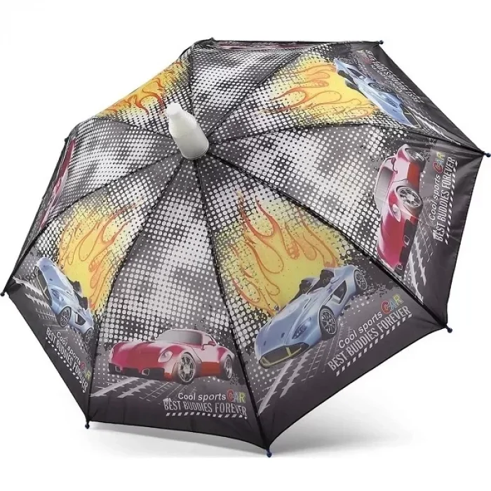 Bardaklı Erkek Çocuk Şemsiyesi Otomatik Şemsiye