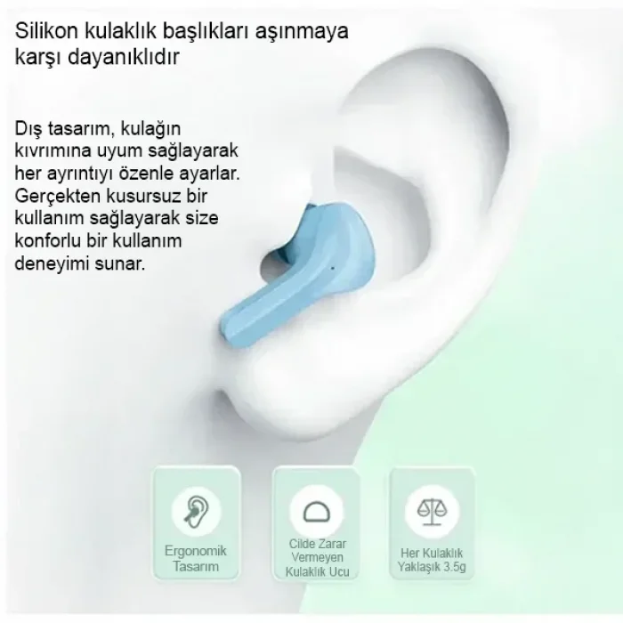 Beyaz Ultrapods Max Kablosuz Bluetooth Kulaklık Tws 5.3