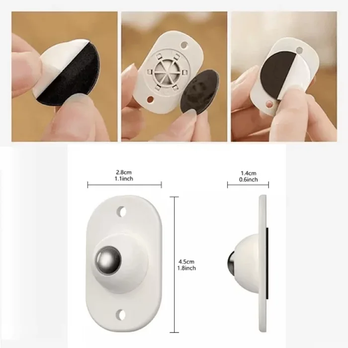 Bilyeli Eşya Kaydırma Aparatı 4 Lü Set