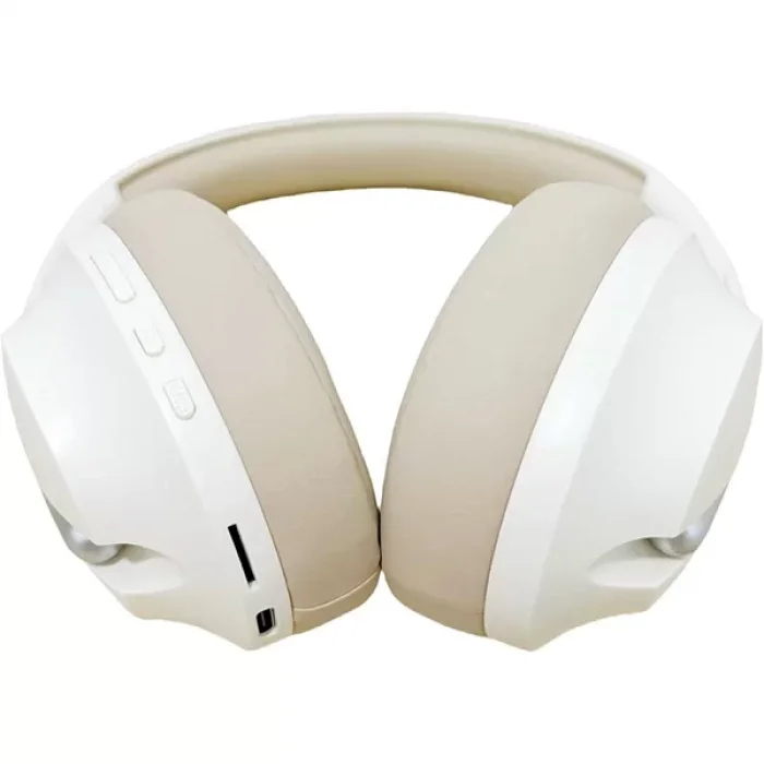 Bluetooth Kulaklık Derin Bass Mükemmel Ses Krem